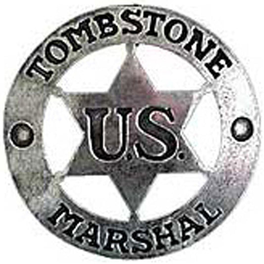 Eagle Emblems Pin-Badge-Marshal, Tombstone (2")