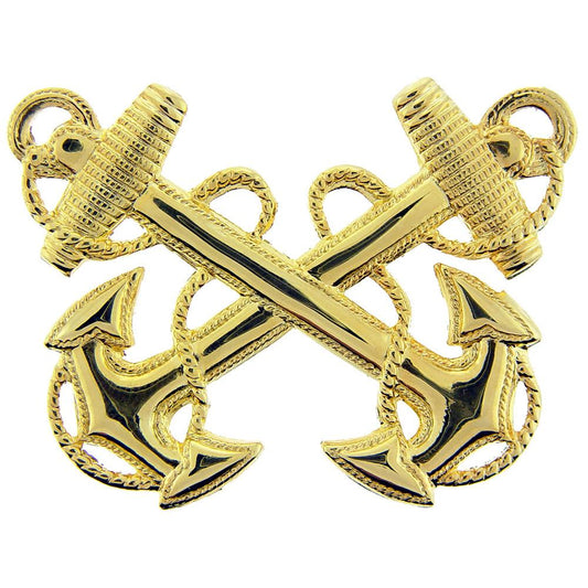 U.S. Navy Warrant Officer Pin 2 1/4"