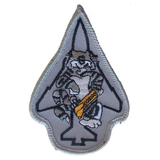 U.S. Navy Tomcat Patch Gray & Black 3"