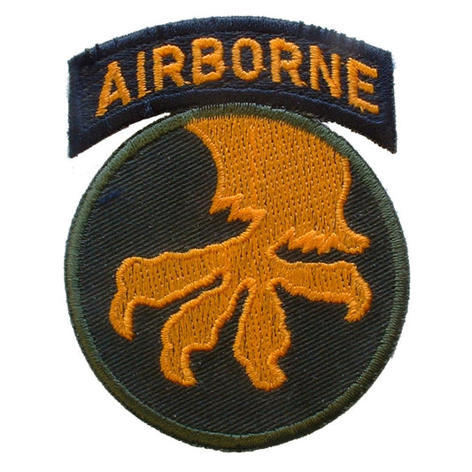 U.S. Army 17th Airborne Division Patch Black & Yellow