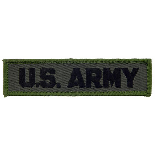 U.S. Army Patch Green 1 1/4" x 4 5/8"