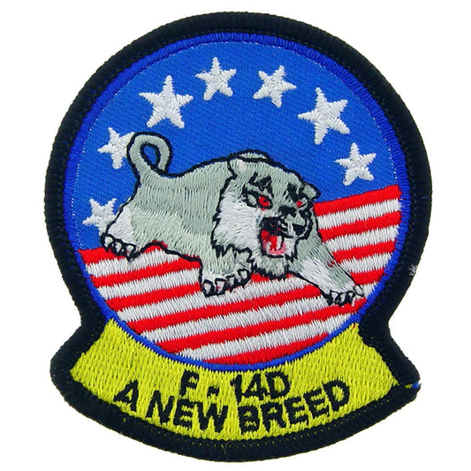 U.S. Navy F-14D Tomcat A new Breed Patch Black & Yellow