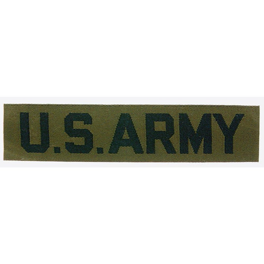 U.S. Army Patch Green 1 1/8" x 4 1/2"