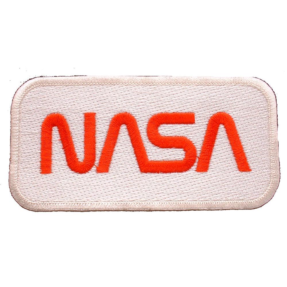 NASA Patch White & Red 3"