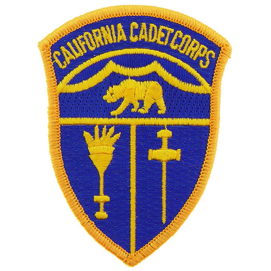 California Cadet Corps Patch Blue & Yellow 3"