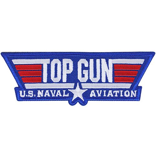 U.S. Naval Aviation Patch Top Gun Logo Patch 4 1/4"