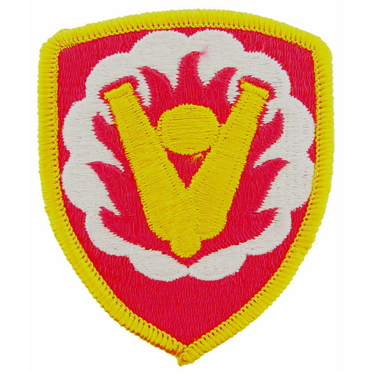 U.S. Army 59th Ordnance Brigade Patch Red & Yellow 3"