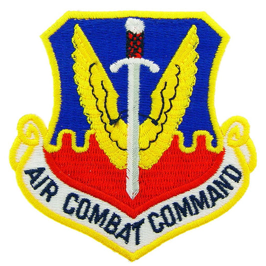 U.S. Air Force Air Combat Command Patch Blue & Yellow