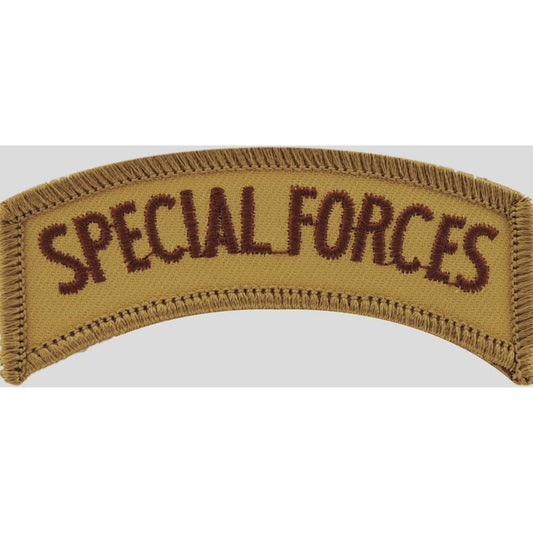 Special Forces Patch Brown 3"