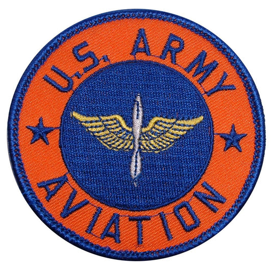 U.S. Army Aviation Patch Blue & Orange 3"