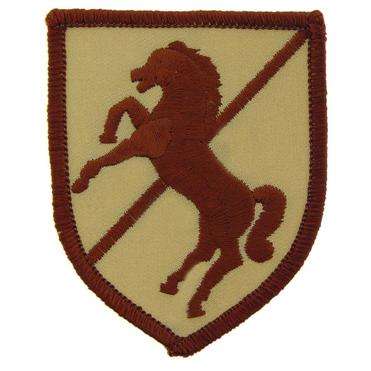 U.S. Army 11th Cavalry Division Patch Brown 3"