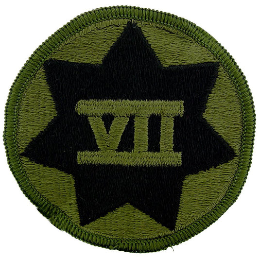 U.S. Army 7th Corps Patch Green 3"