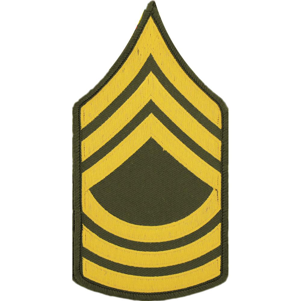 U.S. Army Pair Master Sergeant Dress Green Patches 3"