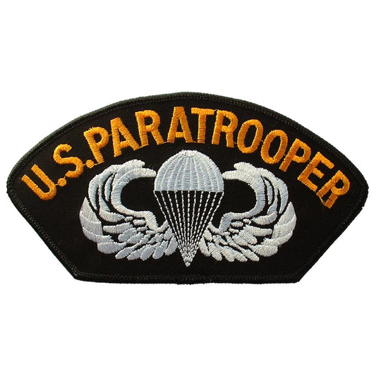 U.S. Army Paratrooper Hat Patch 2 3/4" x 5 1/4"