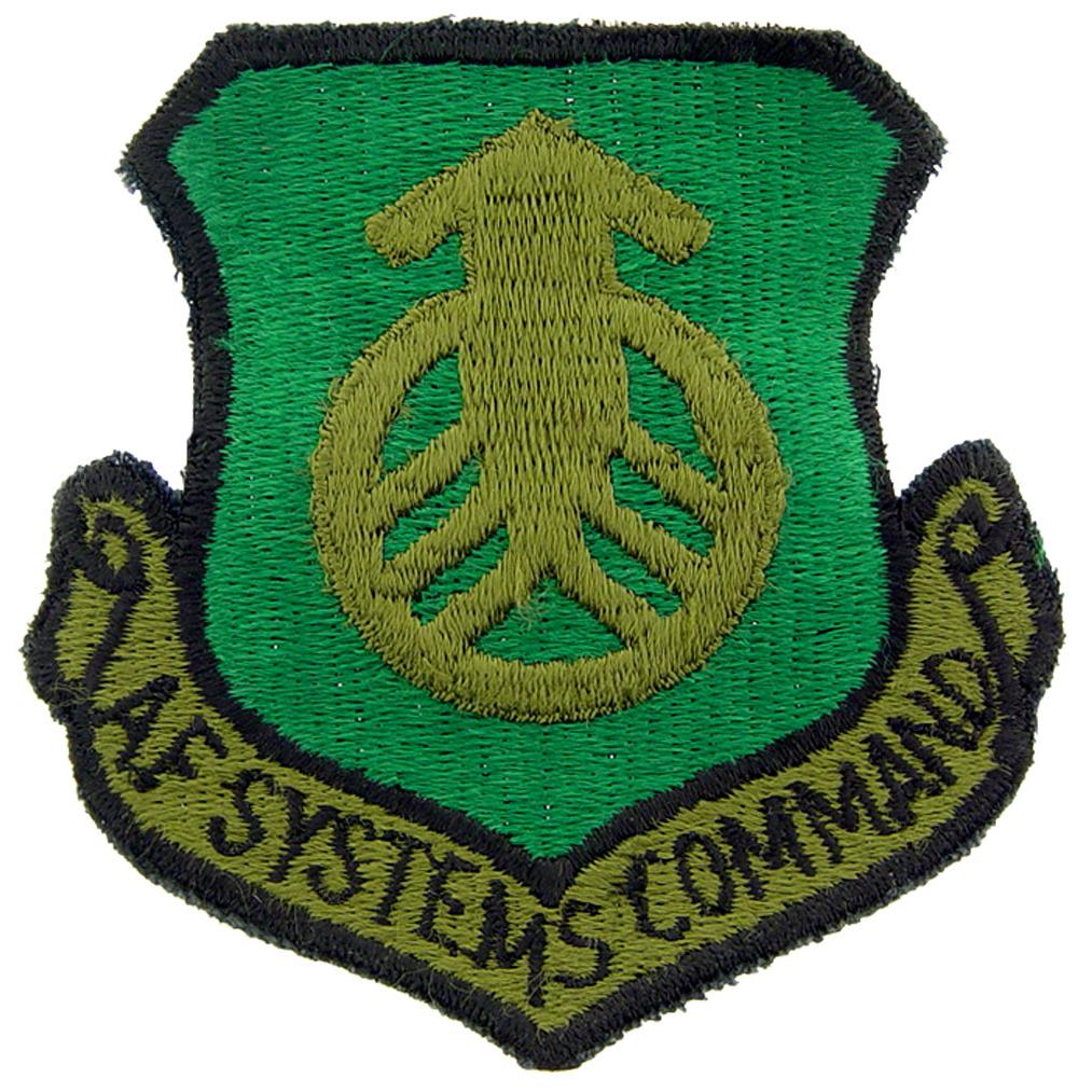 U.S. Air Force Systems Command Patch Green