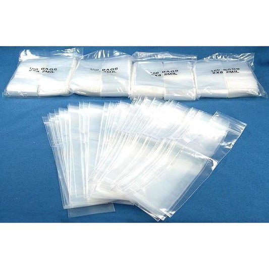 Resealable Bags 8" 500Pcs