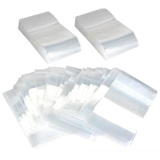 White Block Resealable Bags 4" 300Pcs