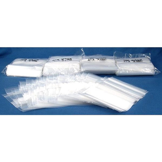 White Block Resealable Bags 5" 500Pcs