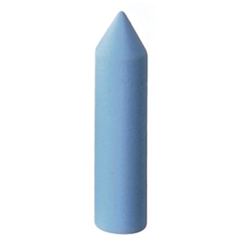 Silicone Bullet, 1" x 1/4", Blue, 800 Grit 12 Pcs