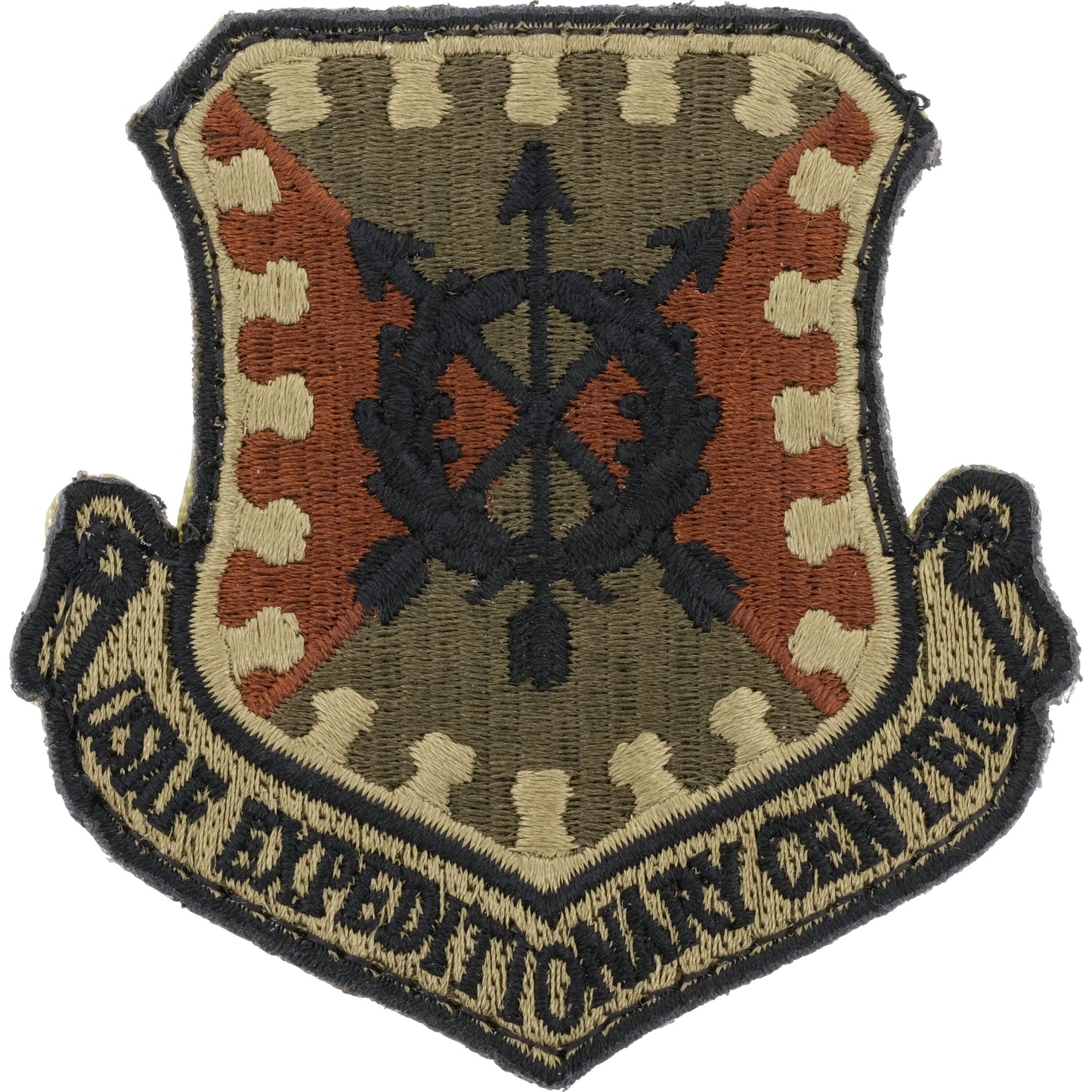 U.S. Air Force Expeditionary Center Patch Subdued Hook Backing