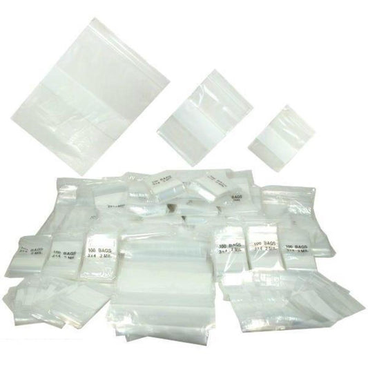 White Block Resealable Bags 3000Pcs