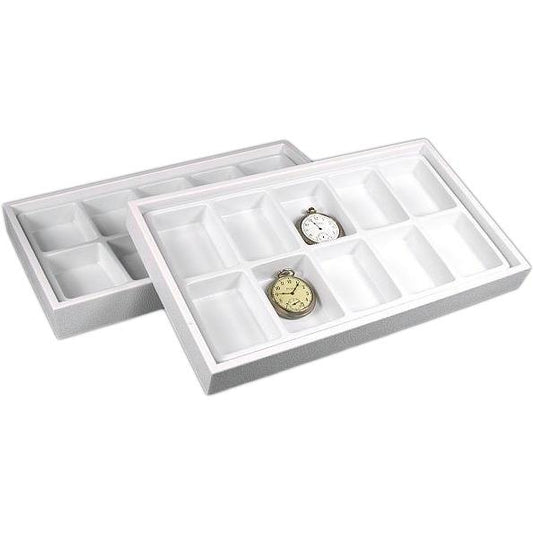 20 Slot Jewelry Pocket Watch Display Tray Showcase Unit