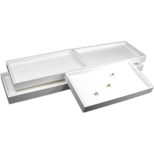 360 Slot White Ring Display Tray Jewelry Showcase Unit