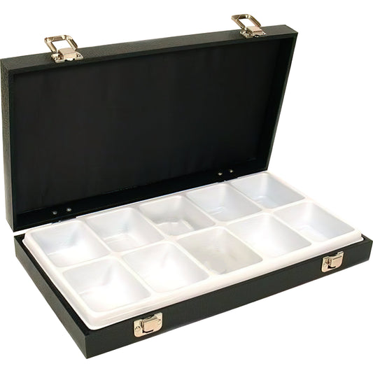 10 Slot Pocket Watch Jewelry Tray Display & Travel Case