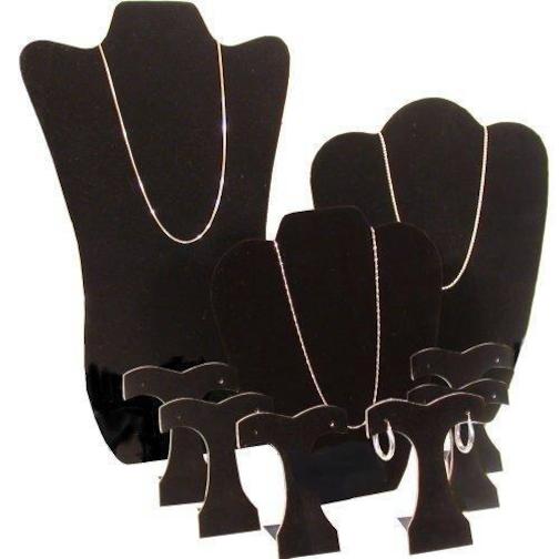 9 Black Necklace Easel Earring Display Jewelry Fixtures