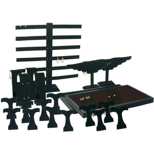 23 Earring Jewelry Display Fixtures Black FindingKing