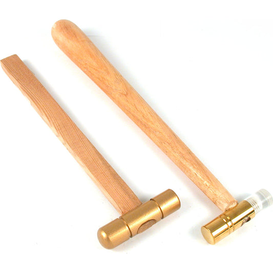 Brass & Plastic Mallet & Hammer 2 Jewelers Tools