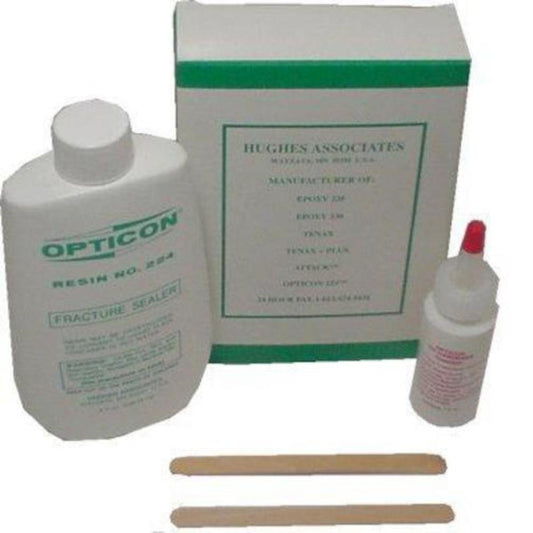 2 Opticon Fracture Sealer & Hardener Lapidary Cabochon Kits