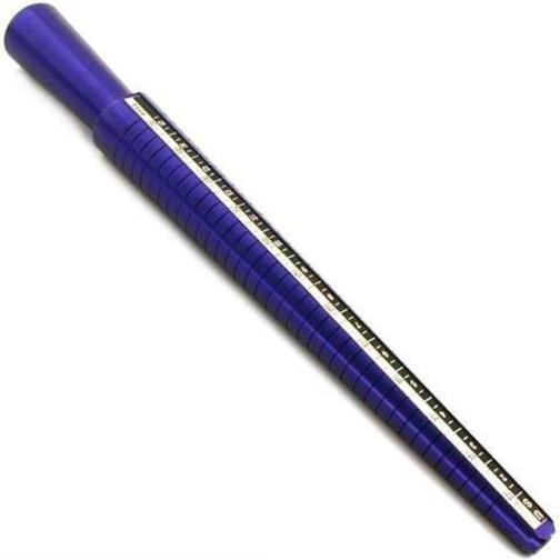 Graduated Ring Mandrel US 1-15 European 41-76 Aluminum Blue