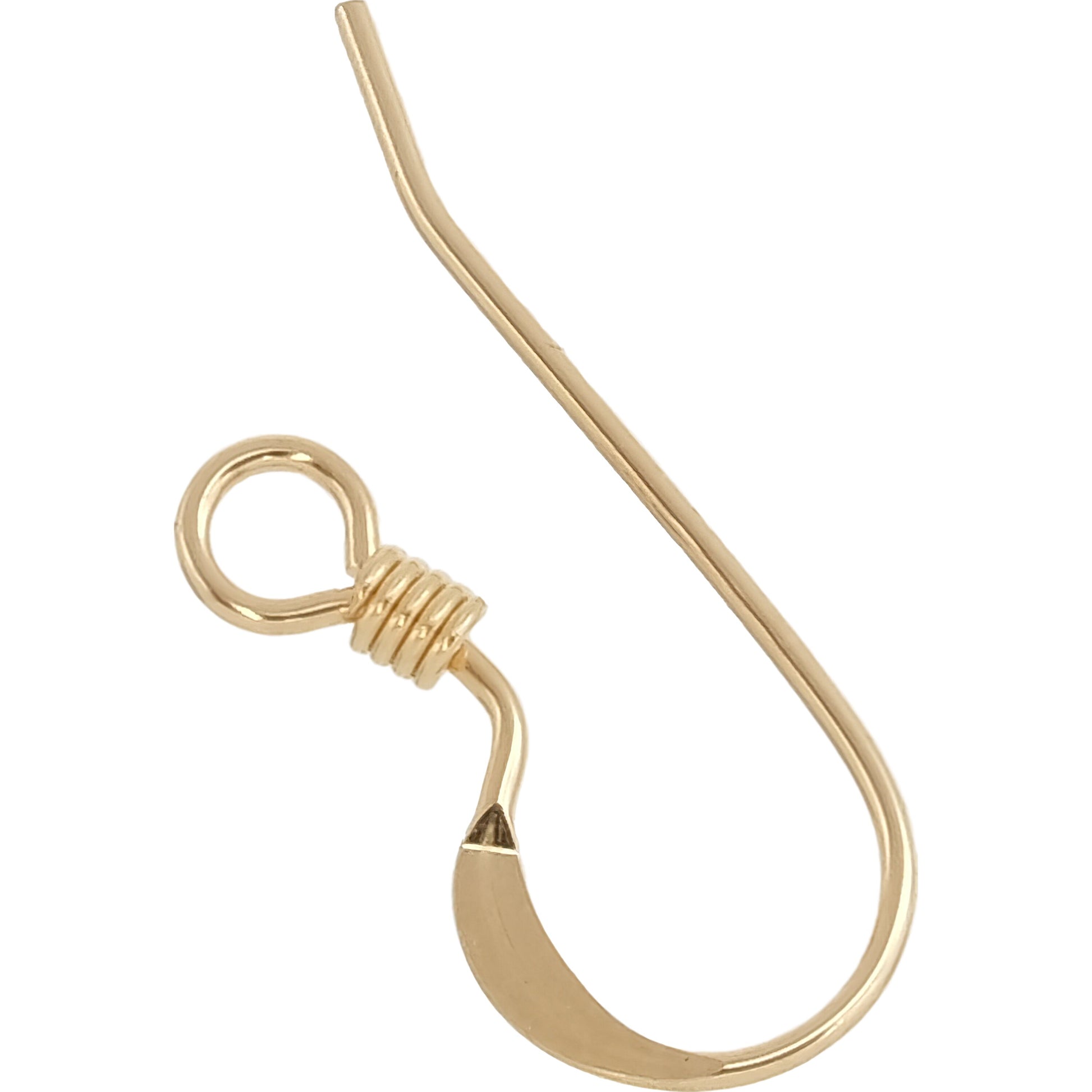 50 Fish Hook Earring Wires 14K Gold Filled 21 Gauge – FindingKing