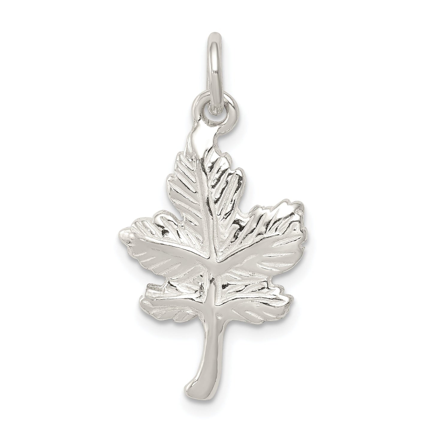 Sterling Silver Maple Leaf Charm