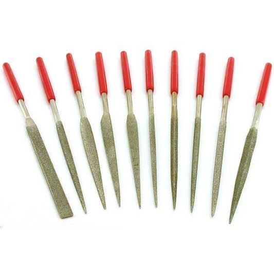 Diamond Coated Needle Files 10Pcs