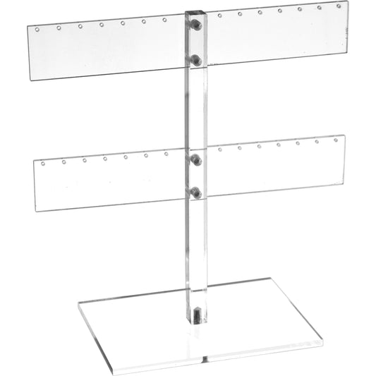 Earring T-Bar Display Stand Acrylic 8 1/4"