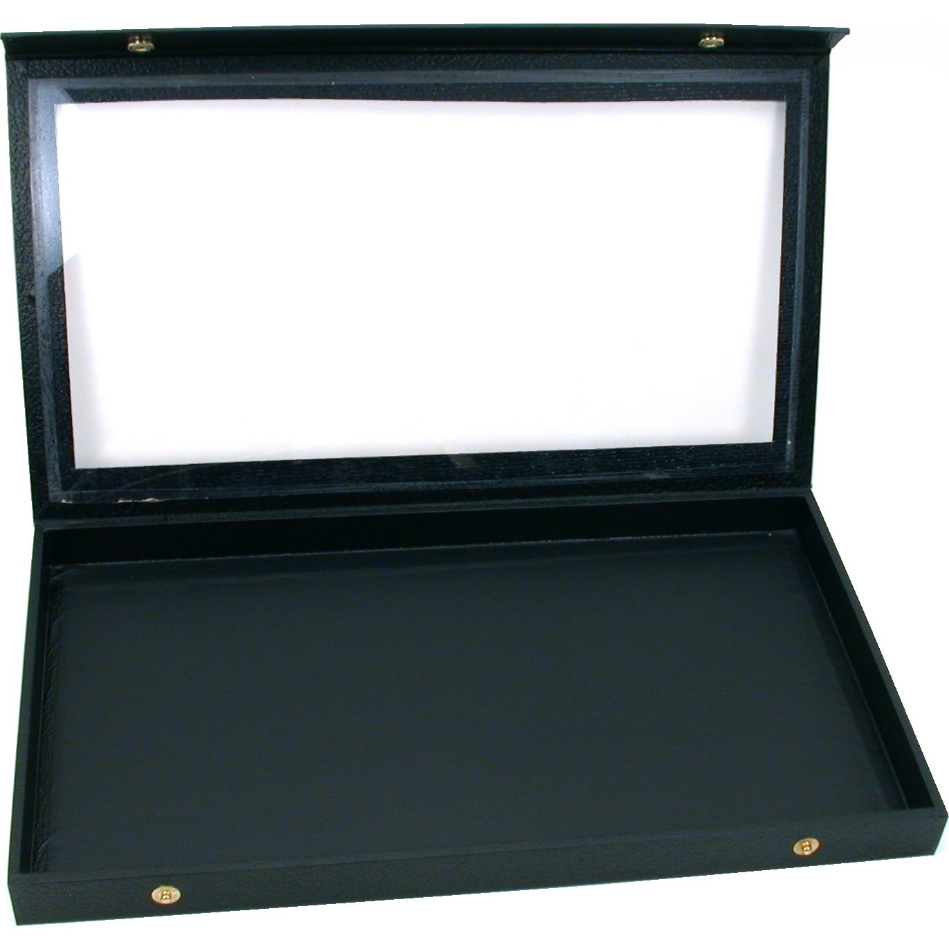 Black Jewelry Travel Case Display Necklace Bracelet Tray Insert Foam Liner Kit