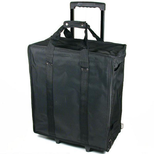 Collapsible Rolling Travel Case Black 19"