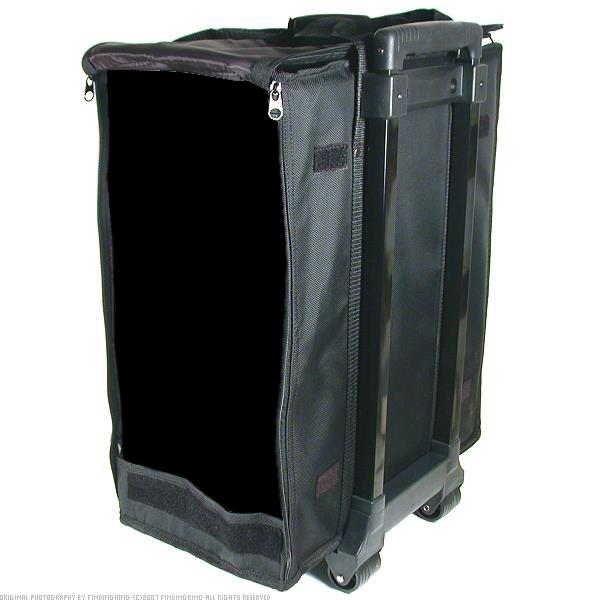 Collapsible Rolling Travel Case Black 19"