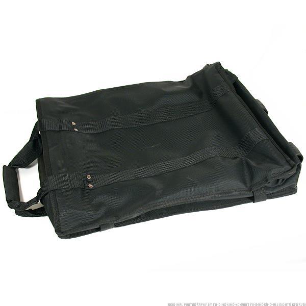 Collapsible Rolling Travel Case Black 19"