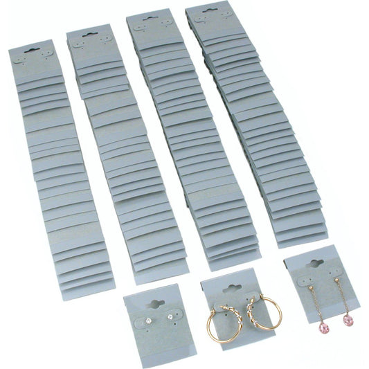 Hanging Earring Cards Gray 2" 100Pcs