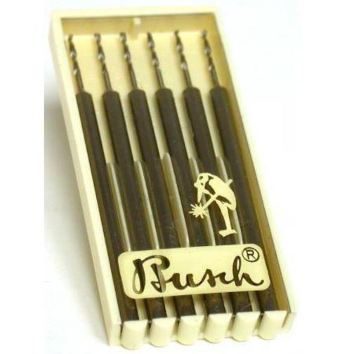 Busch Twist Drill Bits 6Pcs (Sizes 005 to 016)