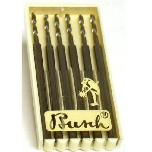 Busch Twist Drill Bits 6Pcs (Sizes 005 to 016)